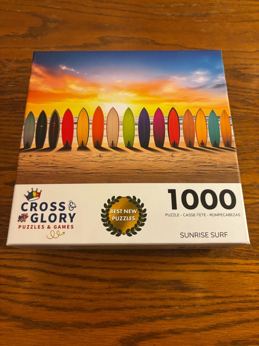 Sunrise Surf 1000-Piece Jigsaw Puzzle - Multicolor